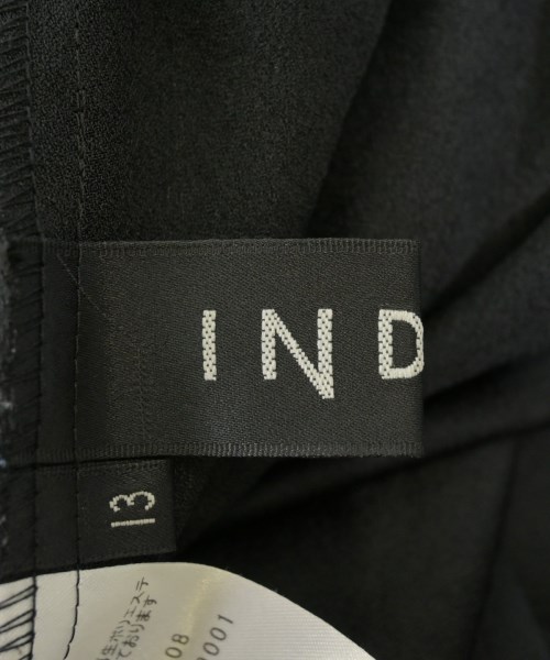 INDIVI（インディヴィ）スラックス 黒 サイズ:13(XL位) レディース/2200631974017