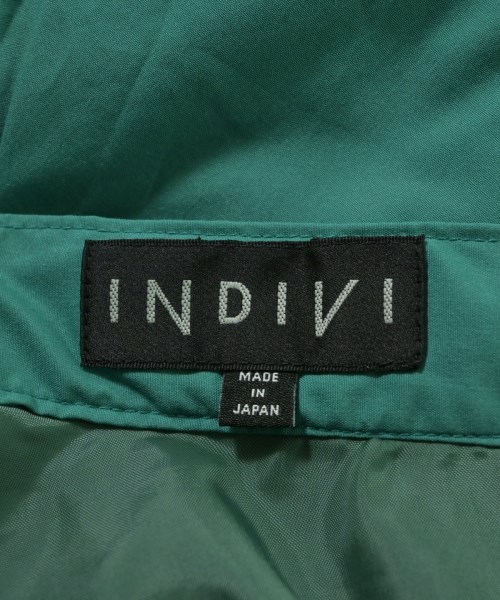 INDIVI（インディヴィ）ロング・マキシ丈スカート 緑 サイズ:36(S位) レディース/2200632148028