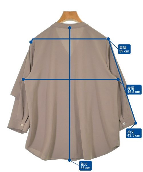 INDIVI（インディヴィ）ブラウス 茶 サイズ:38(M位) レディース/2200616866030