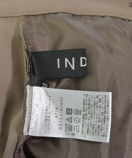 INDIVI（インディヴィ）スラックス 茶 サイズ:38(M位) レディース/2200616866047