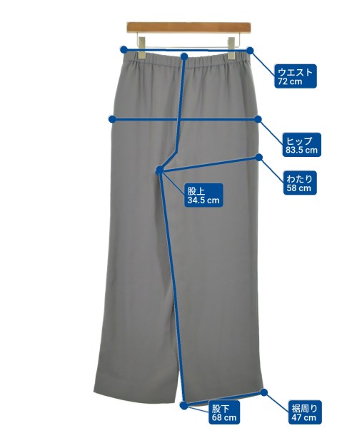 INDIVI（インディヴィ）スラックス グレー サイズ:40(L位) レディース/2200603123030