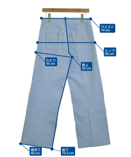 INDIVI（インディヴィ）チノパン 青 サイズ:40(L位) レディース/2200632916078