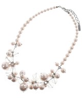 INDIVI（インディヴィ）ネックレス ピンク サイズ:- レディース/2200633998127