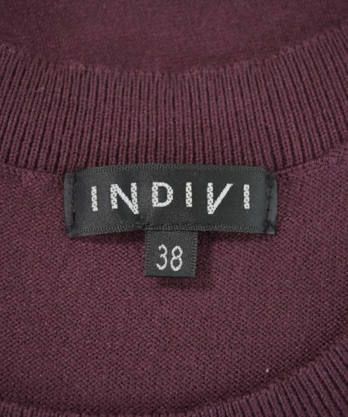 INDIVI（インディヴィ）ニット・セーター 赤 サイズ:38(M位) レディース/2200607945034