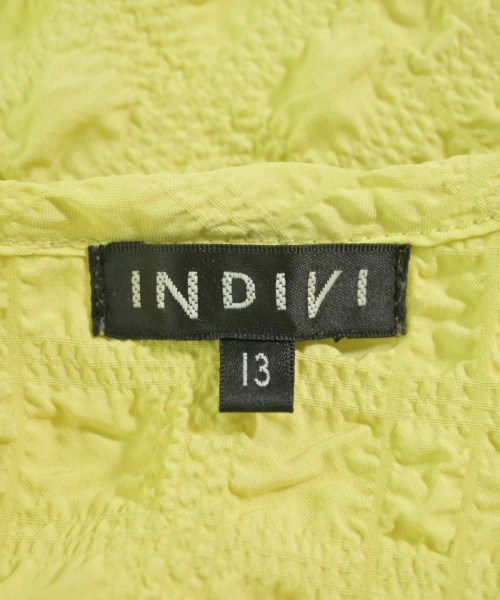 INDIVI（インディヴィ）ブラウス 黄 サイズ:13(XL位) レディース/2200606598033