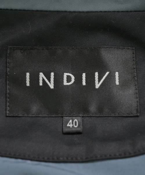 INDIVI（インディヴィ）ミリタリーブルゾン 青 サイズ:40(L位) レディース/2200606972048
