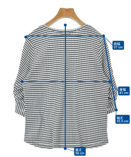 INDIVI（インディヴィ）Tシャツ・カットソー 黒 サイズ:05(XXS位) レディース/2200612347083