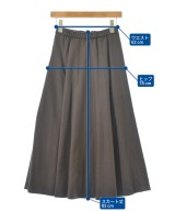 INDIVI（インディヴィ）ロング・マキシ丈スカート 茶 サイズ:36(S位) レディース/2200612563032