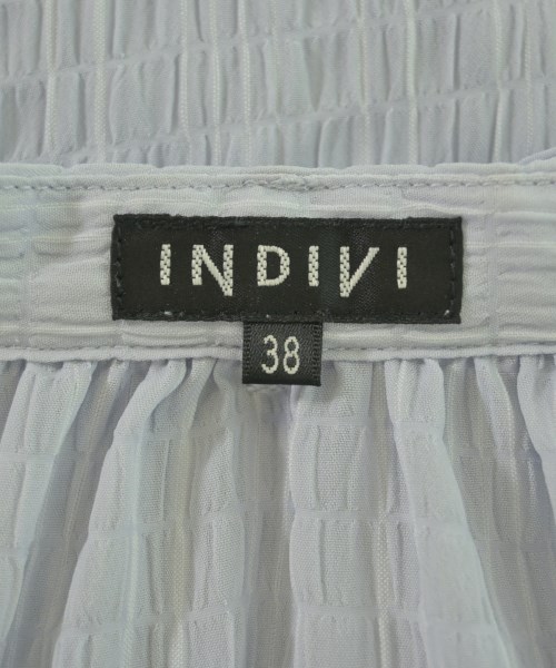 INDIVI（インディヴィ）ブラウス 青 サイズ:38(M位) レディース/2200608719085