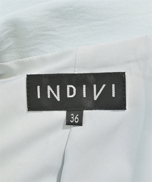 INDIVI（インディヴィ）カジュアルジャケット 青 サイズ:36(S位) レディース/2200609554012
