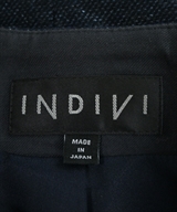 INDIVI（インディヴィ）ノーカラージャケット 紺 サイズ:36(S位) レディース/2200613385015
