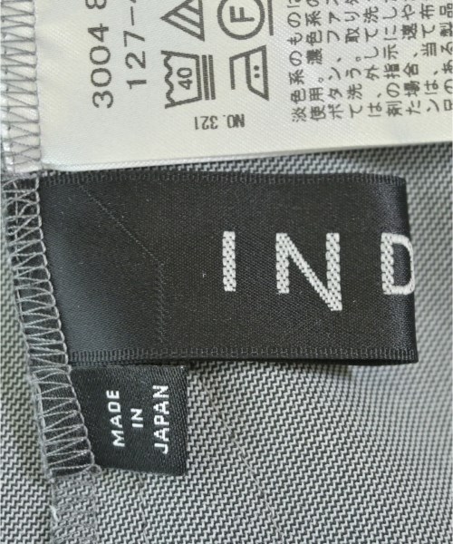 INDIVI（インディヴィ）ノーカラージャケット グレー サイズ:40(L位) レディース/2200613838023