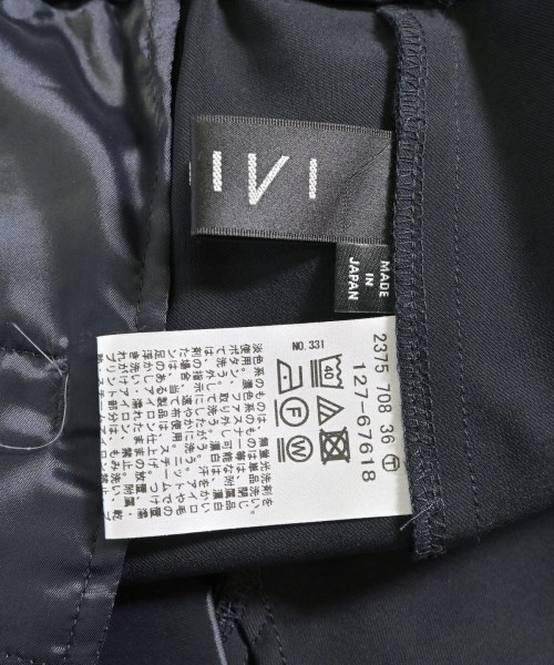 INDIVI（インディヴィ）スラックス 紺 サイズ:05(XXS位) レディース/2200615507064