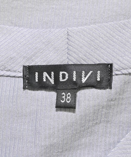 INDIVI（インディヴィ）ブラウス 青 サイズ:38(M位) レディース/2200611452085