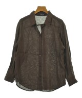 INDIVI（インディヴィ）カジュアルシャツ 茶 サイズ:38(M位) レディース/2200613854016