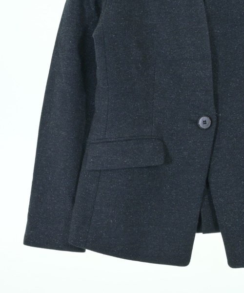 INDIVI（インディヴィ）ノーカラージャケット 紺 サイズ:36(S位) レディース/2200615262024