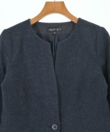 INDIVI（インディヴィ）ノーカラージャケット 紺 サイズ:36(S位) レディース/2200615262024