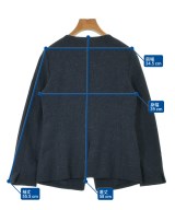 INDIVI（インディヴィ）ノーカラージャケット 紺 サイズ:36(S位) レディース/2200615262024