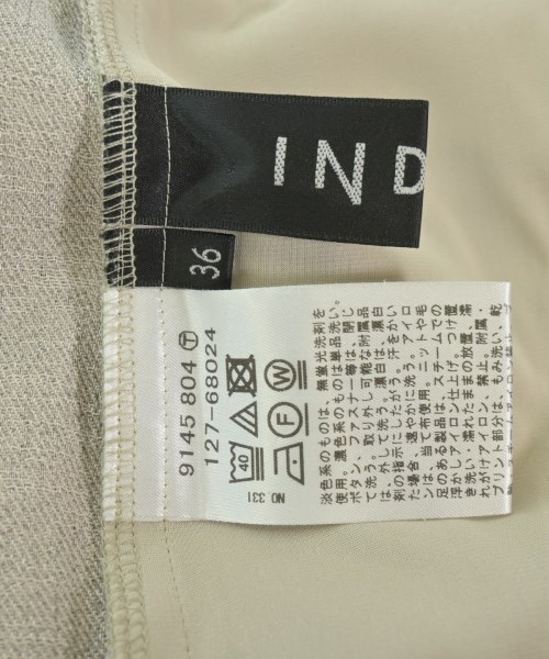 INDIVI（インディヴィ）スラックス ベージュ サイズ:36(S位) レディース/2200617695080