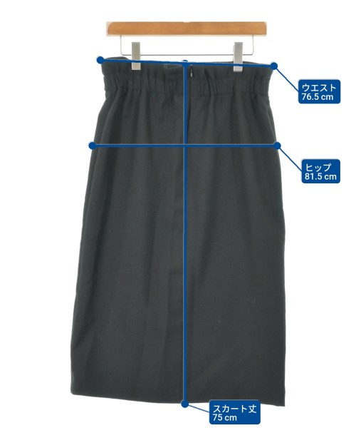 INDIVI（インディヴィ）ロング・マキシ丈スカート 黒 サイズ:42(XL位) レディース/2200614318173