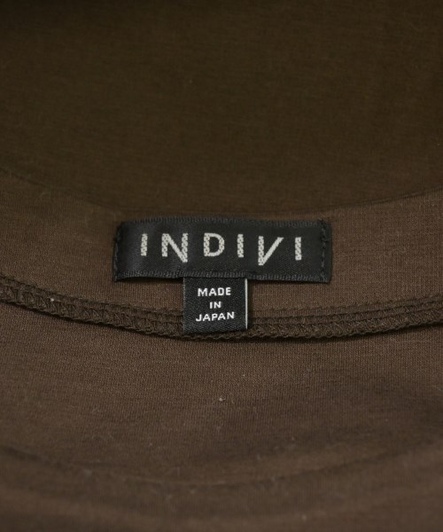 INDIVI（インディヴィ）Tシャツ・カットソー 茶 サイズ:38(M位) レディース/2200614318227