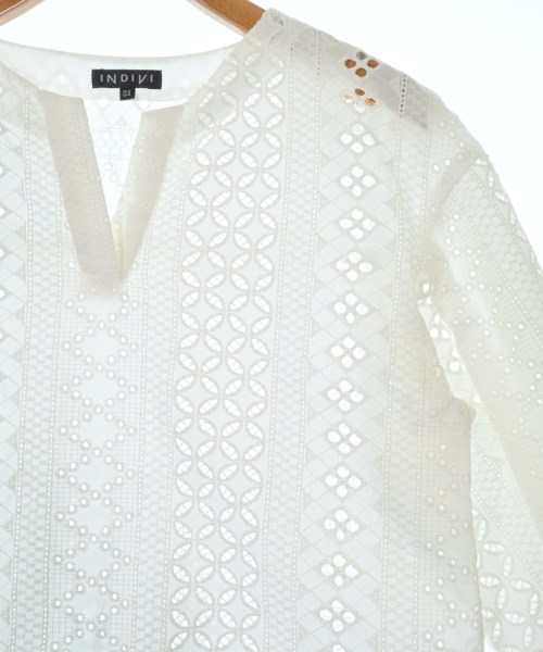INDIVI（インディヴィ）ブラウス 白 サイズ:05(XS位) レディース/2200618268023
