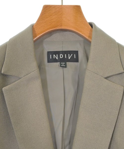 INDIVI（インディヴィ）テーラードジャケット ベージュ サイズ:38(M位) レディース/2200611536051