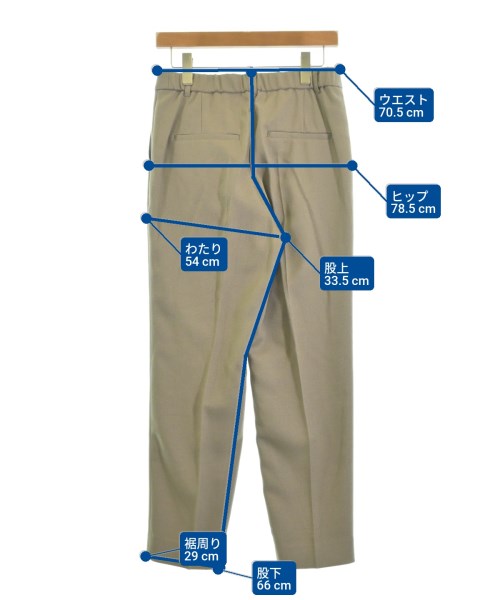 INDIVI（インディヴィ）スラックス 茶 サイズ:12(XL位) レディース/2200611536686