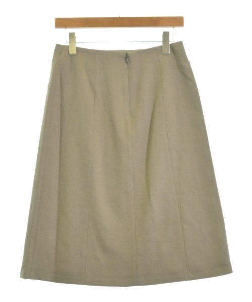 INDIVI（インディヴィ）ひざ丈スカート 茶 サイズ:40(L位) レディース/2200611536693