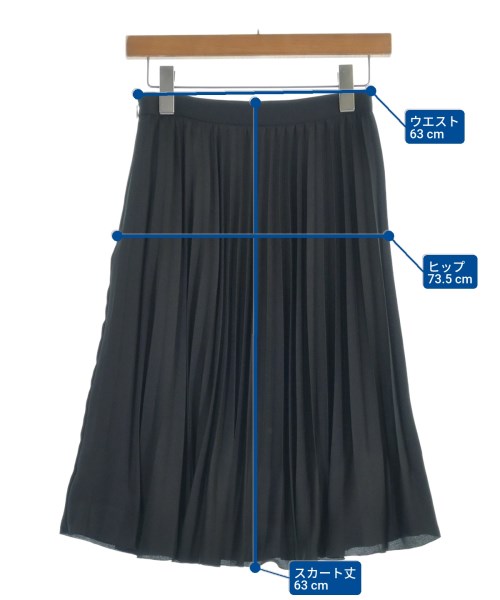 INDIVI（インディヴィ）ロング・マキシ丈スカート 黒 サイズ:36(S位) レディース/2200616667057