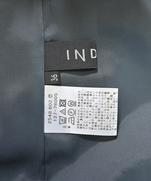 INDIVI（インディヴィ）ひざ丈スカート 青 サイズ:36(S位) レディース/2200616628027