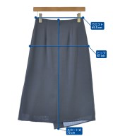 INDIVI（インディヴィ）ひざ丈スカート 青 サイズ:36(S位) レディース/2200616628027