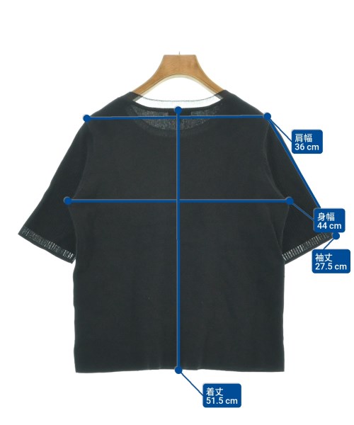 INDIVI（インディヴィ）ニット・セーター 黒 サイズ:38(M位) レディース/2200619445133