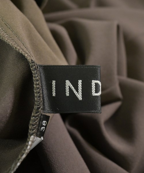 INDIVI（インディヴィ）スラックス 茶 サイズ:38(M位) レディース/2200609540923