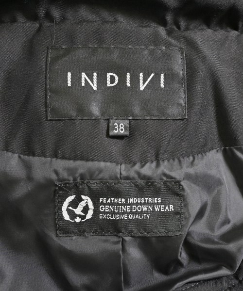INDIVI（インディヴィ）ダウンジャケット/ダウンベスト 黒 サイズ:38(M位) レディース/2200611491046