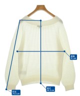 INDIVI（インディヴィ）ニット・セーター 白 サイズ:38(M位) レディース/2200611491190