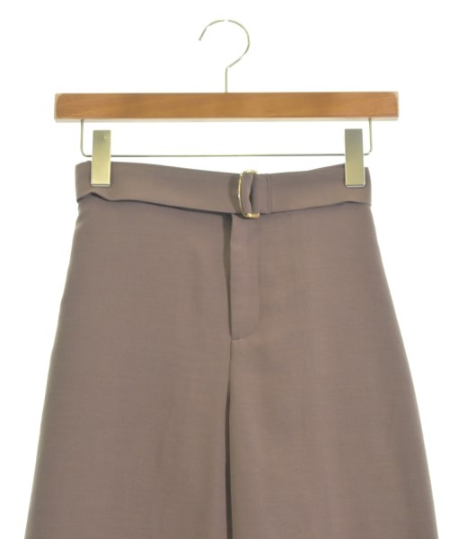 INDIVI（インディヴィ）スラックス 茶 サイズ:3(XXS位) レディース/2200619813017