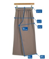 INDIVI（インディヴィ）スラックス 茶 サイズ:3(XXS位) レディース/2200619813017