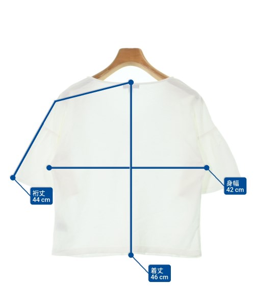 INDIVI（インディヴィ）Tシャツ・カットソー 白 サイズ:05(XXS位) レディース/2200619813031