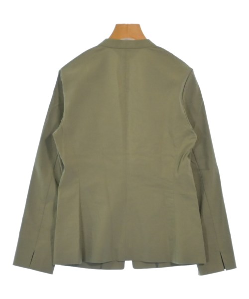 INDIVI（インディヴィ）ノーカラージャケット カーキ サイズ:38(M位) レディース/2200610435256