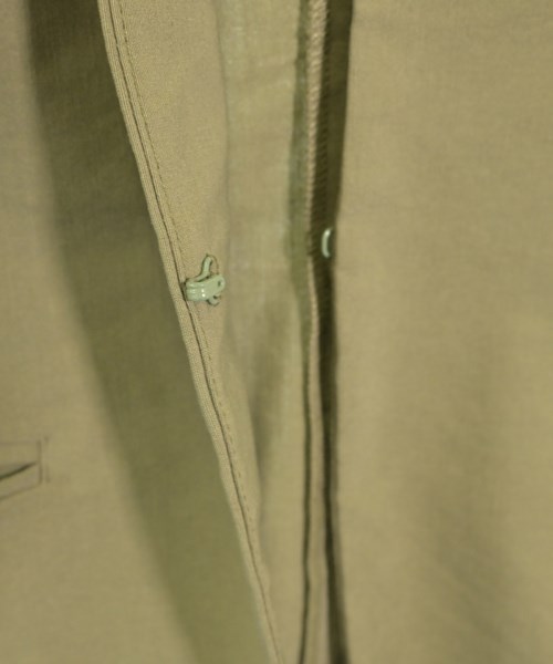 INDIVI（インディヴィ）ノーカラージャケット カーキ サイズ:38(M位) レディース/2200610435256