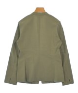 INDIVI（インディヴィ）ノーカラージャケット カーキ サイズ:38(M位) レディース/2200610435256