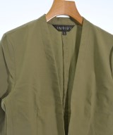INDIVI（インディヴィ）ノーカラージャケット カーキ サイズ:38(M位) レディース/2200610435256