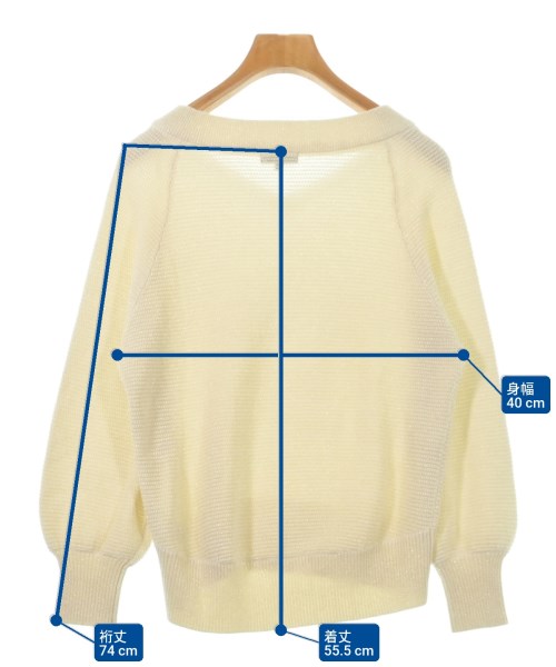 INDIVI（インディヴィ）ニット・セーター 白 サイズ:05(XXS位) レディース/2200611865069