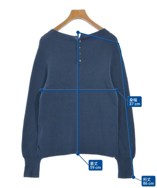 INDIVI（インディヴィ）ニット・セーター 青 サイズ:38(M位) レディース/2200620985017