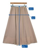 INDIVI（インディヴィ）ロング・マキシ丈スカート 茶 サイズ:36(S位) レディース/2200608834016