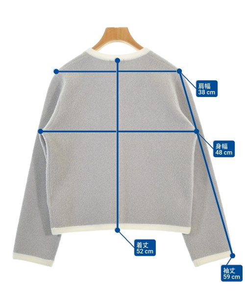 INDIVI（インディヴィ）カーディガン グレー サイズ:38(M位) レディース/2200668619011