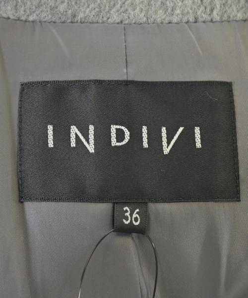 INDIVI（インディヴィ）チェスターコート グレー サイズ:36(S位) レディース/2200669706079