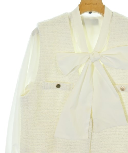 INDIVI（インディヴィ）ベスト 白 サイズ:38/38(M位) レディース/2200667742017