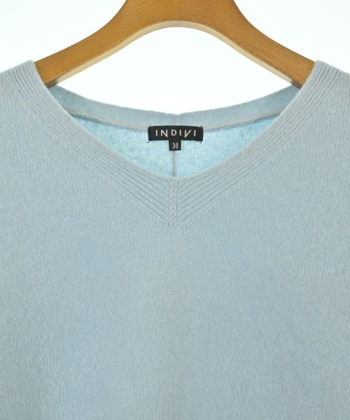 INDIVI（インディヴィ）ニット・セーター 青 サイズ:38(M位) レディース/2200667742086